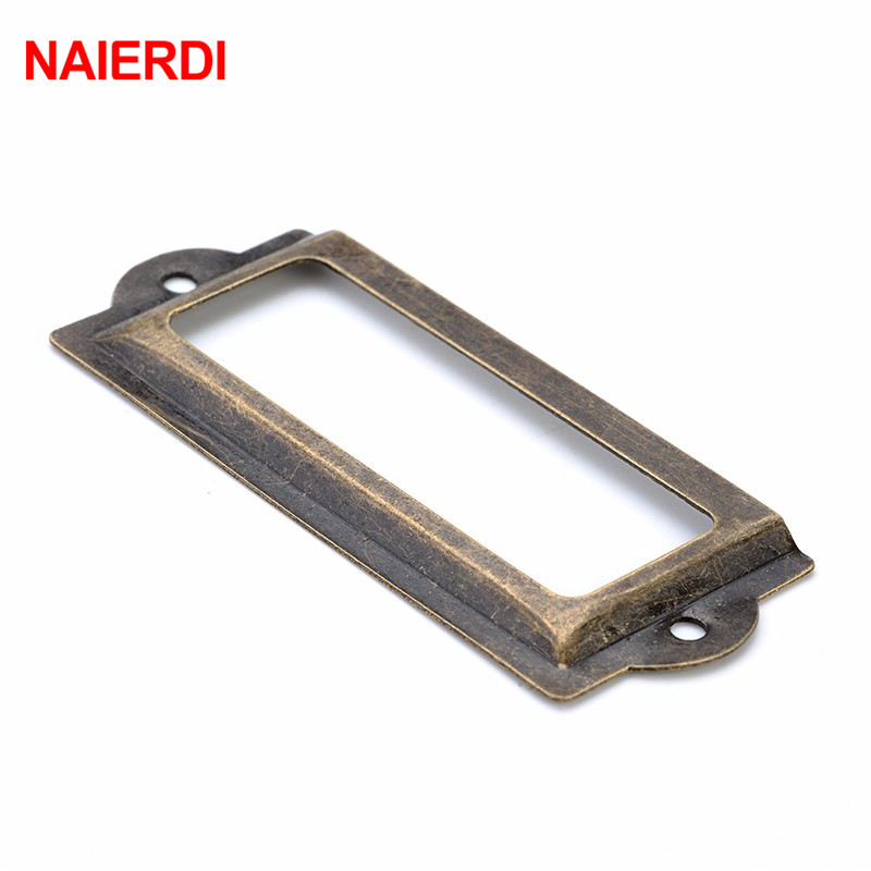 Furniture Hardware Names - NAIERDI 82*30Mm Tay Nắm Đồng Thau