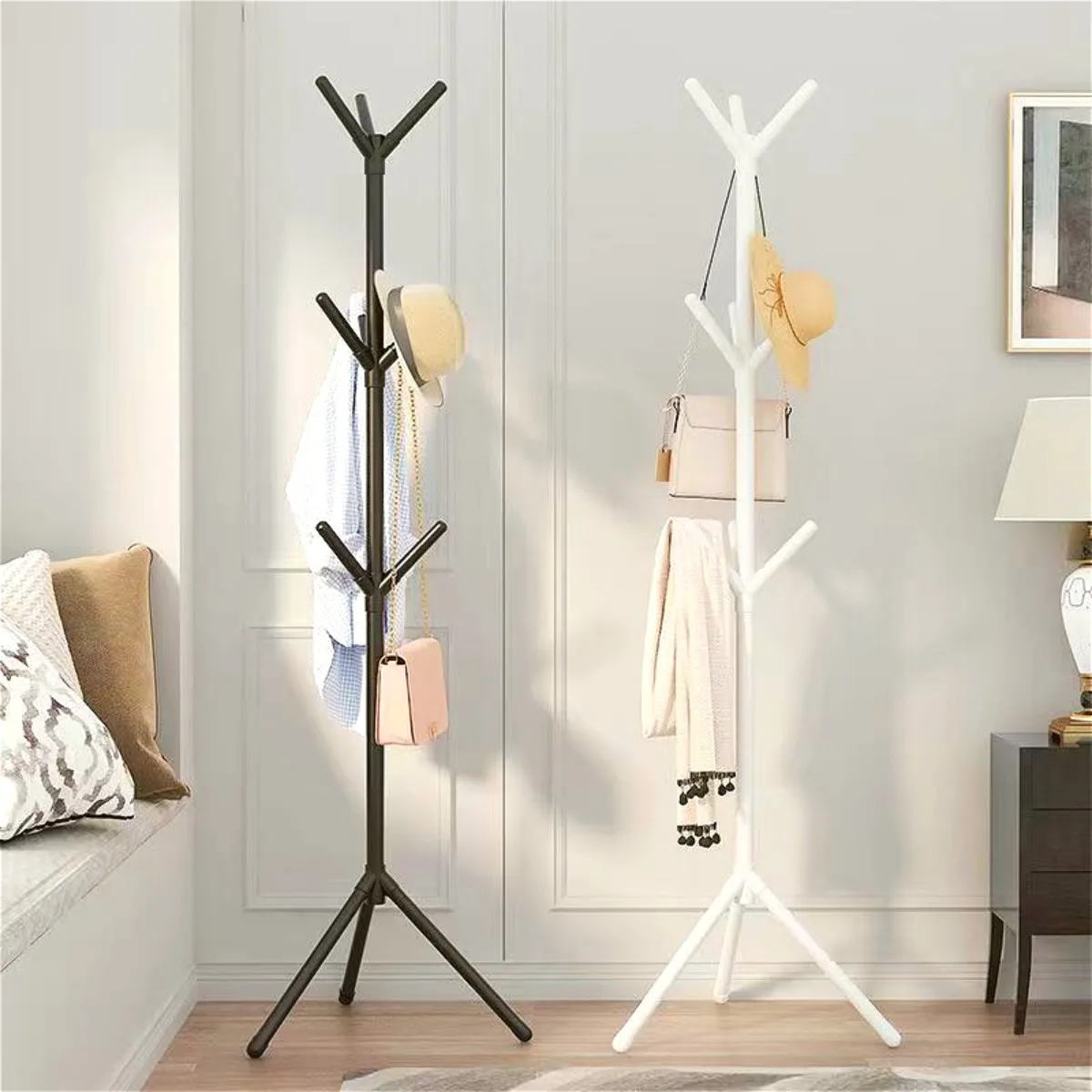 Furniture Hook Hardware - Vertical Bedroom Clothes And Hats Rack