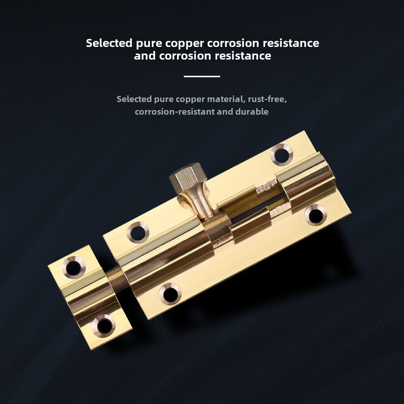 1PCS  Brass Doors Slide Latch  - đánh giá và giá Furniture Hook Hardware