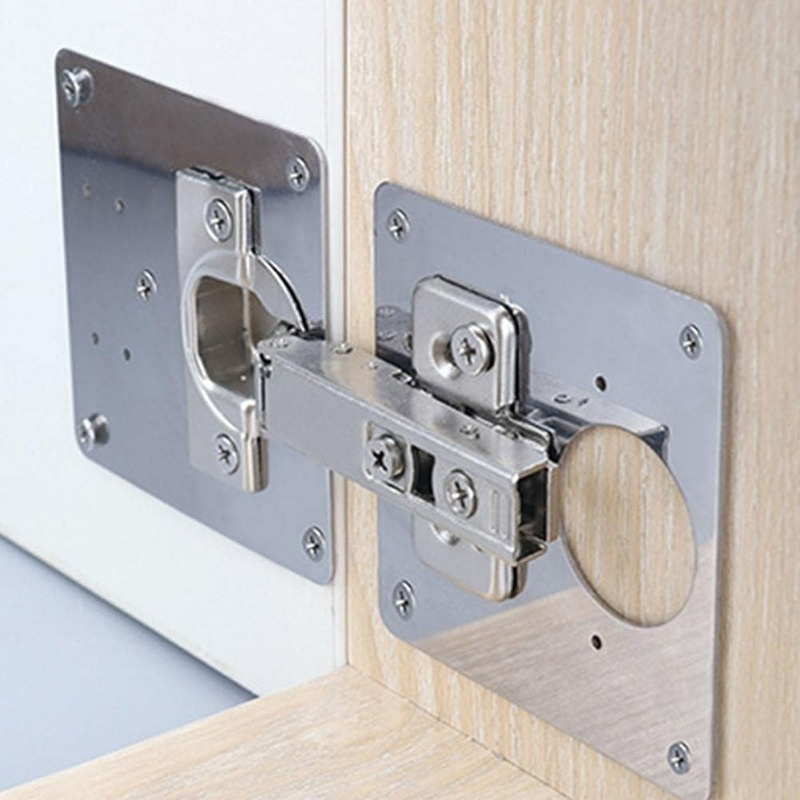 Cabinet Door Hinge Repair Plat - đánh giá và giá Furniture Hardware Repair