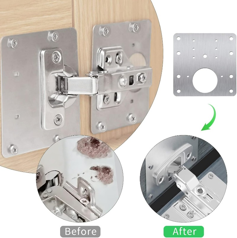 Cabinet Door Hinge Repair Plat - đánh giá và giá Furniture Hardware Repair